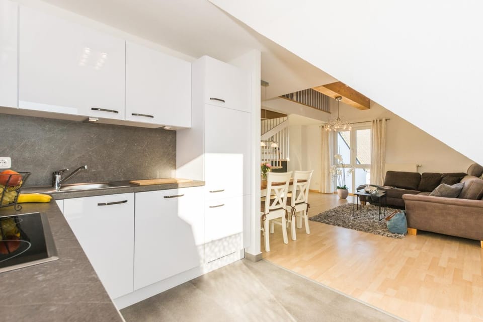 Kitchen or kitchenette, Living room