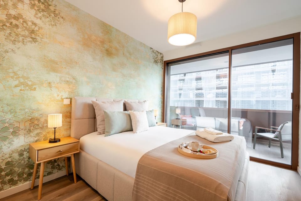 Bed, Balcony/Terrace, Bedroom, towels