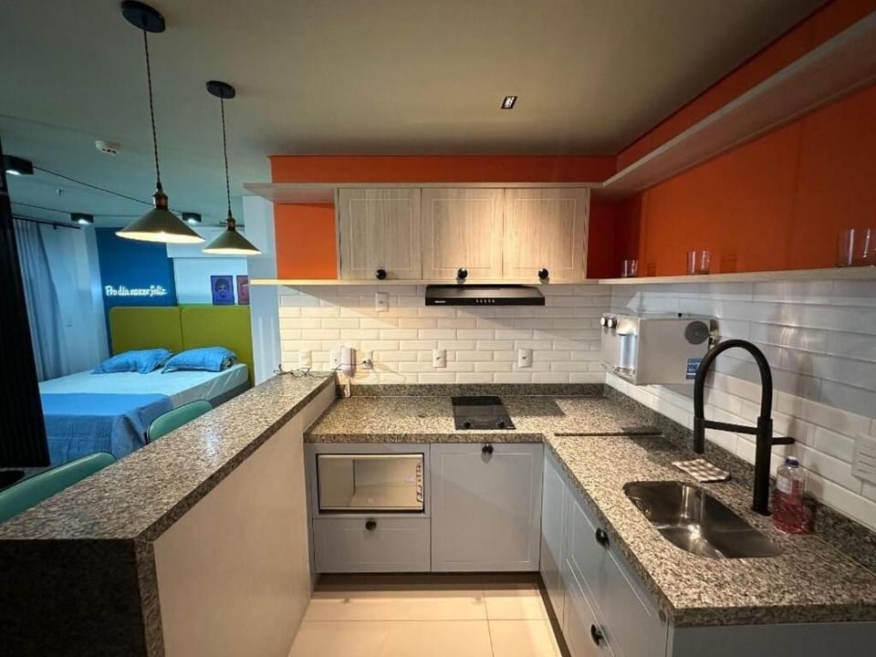 Studio Design no Jardim Goiás - 100 m do Shopping Flamboyant Apartment in Goiania