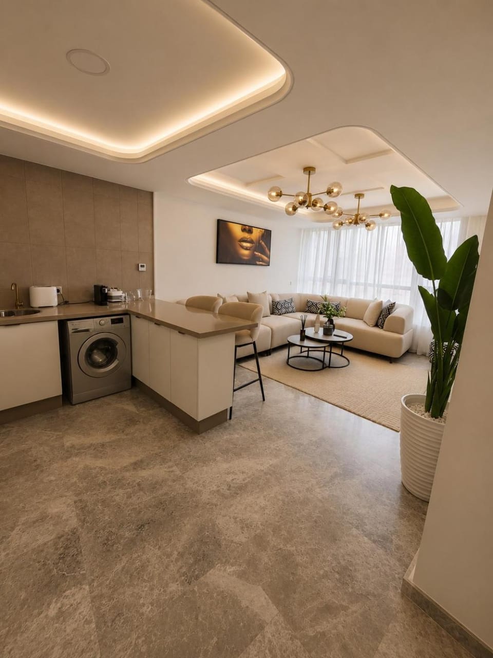 Luxury View Tower, Hilton & Beach Access, Tanger Apartment in Tangier