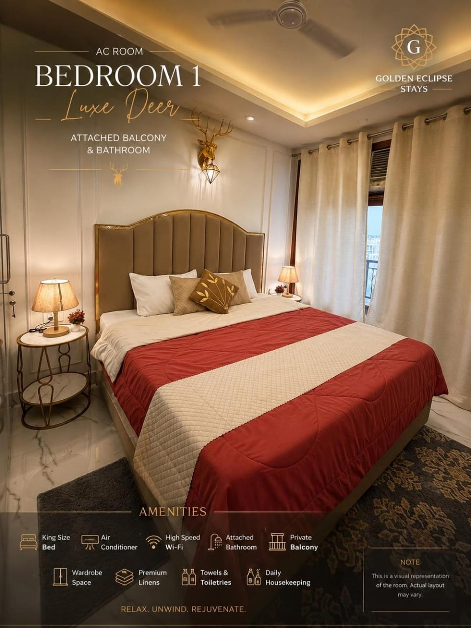 Golden Eclipse Luxury Stays Apartment in New Delhi