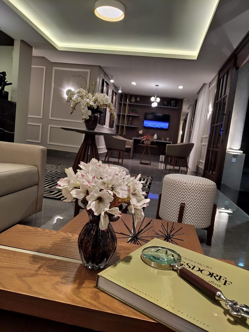 Communal lounge/ TV room, TV and multimedia, Living room, Lobby or reception, Decorative detail, Seating area