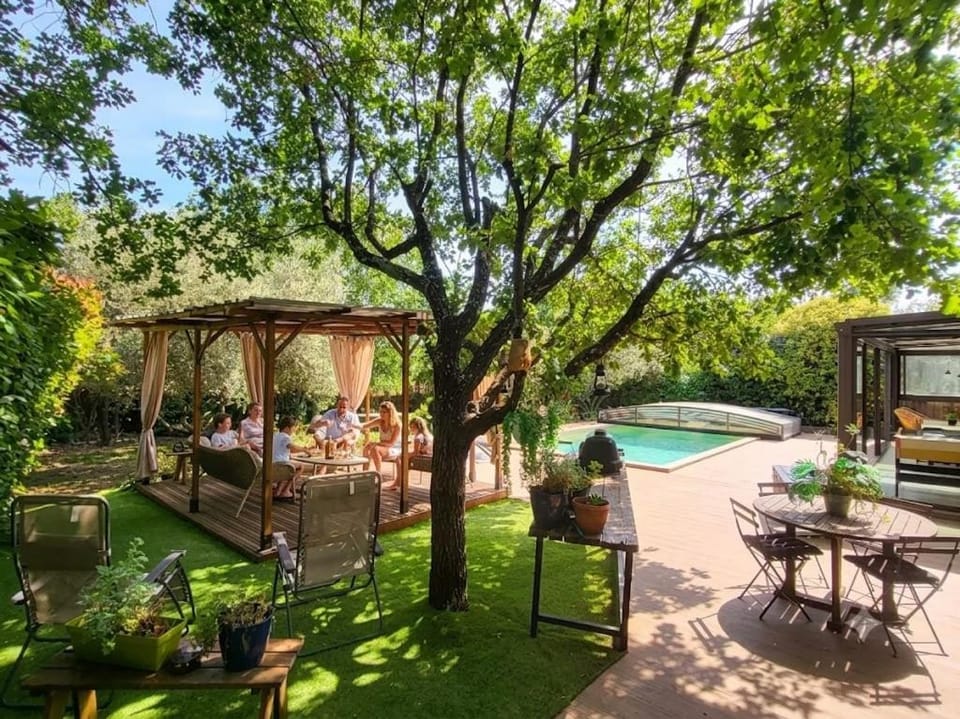 Patio, Balcony/Terrace, Garden view, Pool view