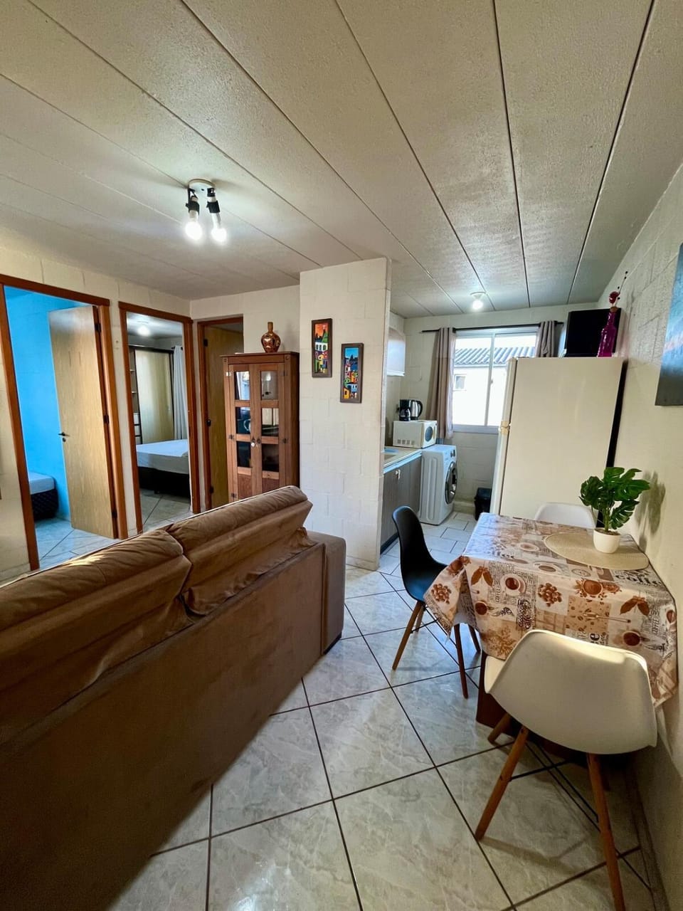 Living room, kitchen