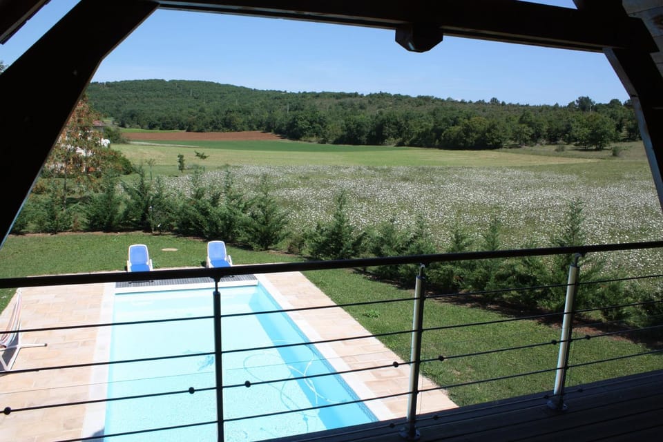 Property building, Living room, Swimming pool