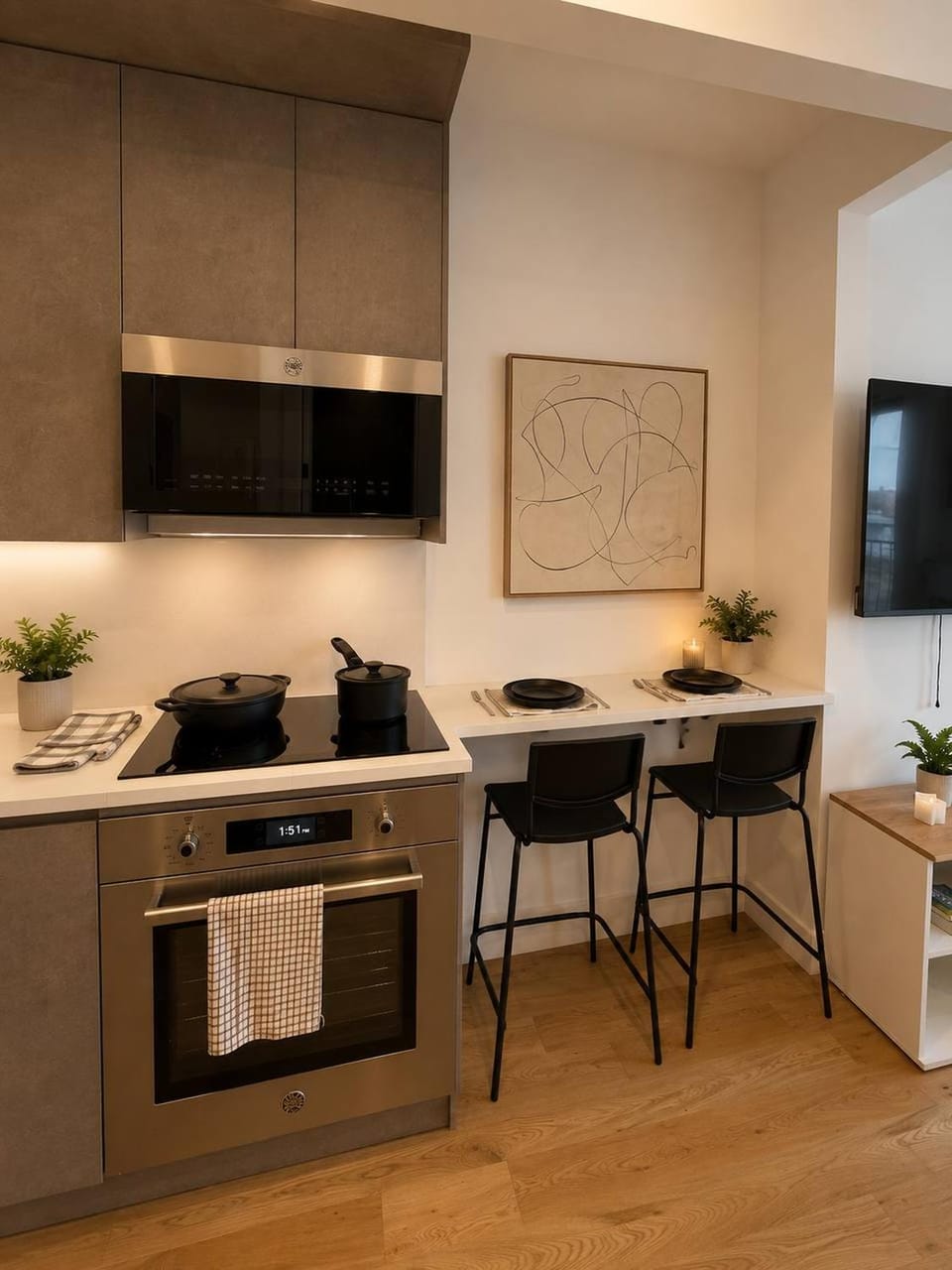 Kitchen or kitchenette, Dining area