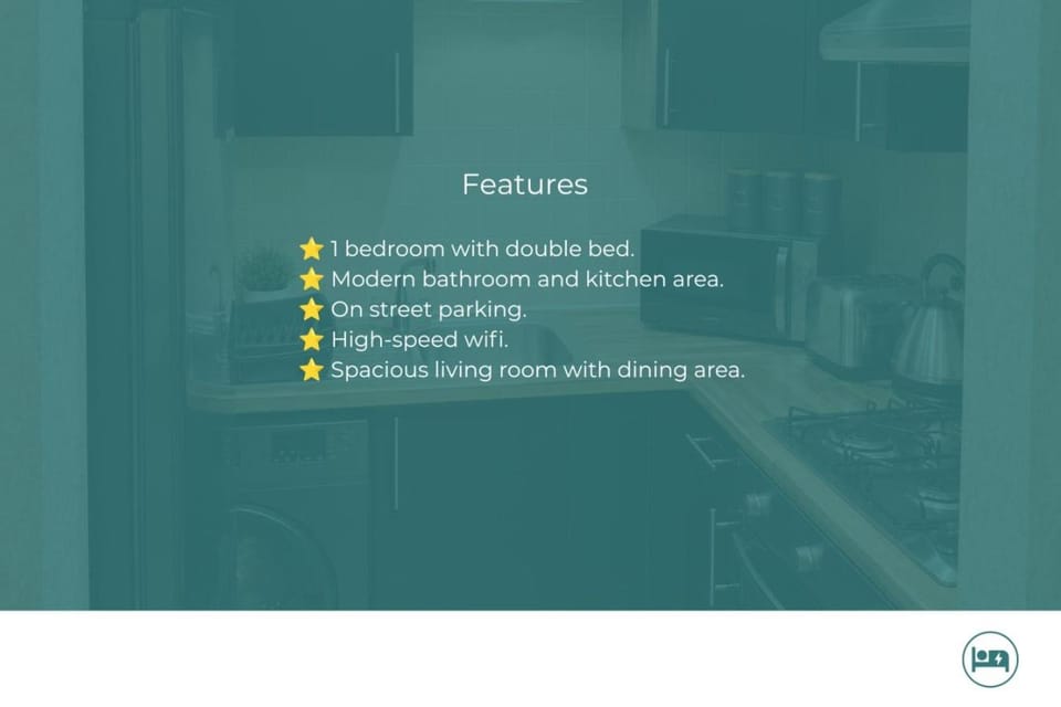Charming 1 BDR in Renfrew - Sleeps 2 - Parking Apartment in Paisley