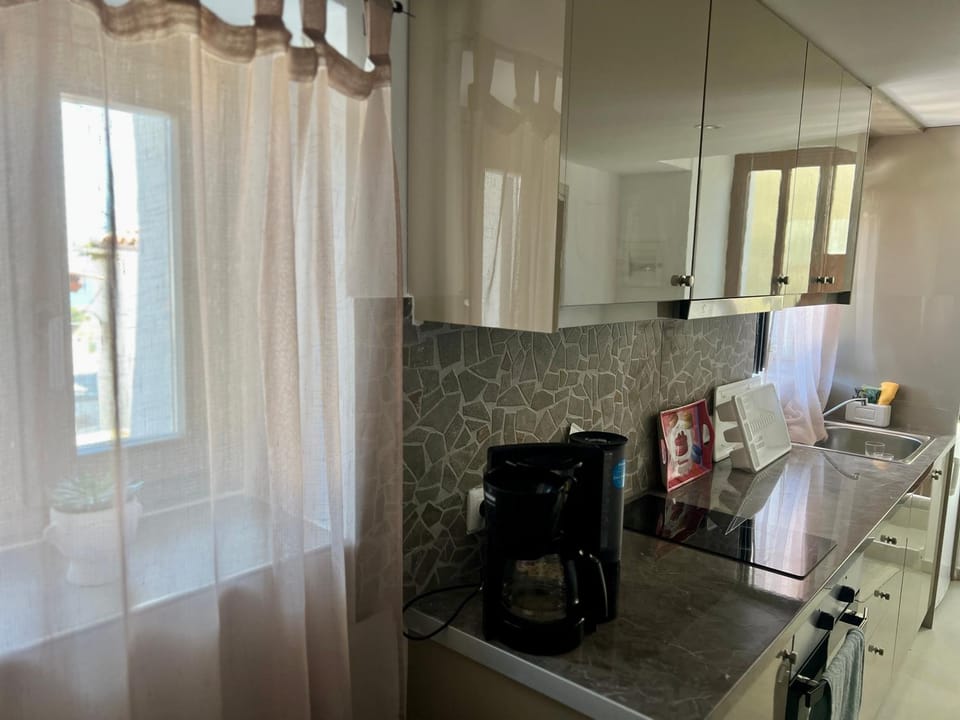 Coffee/tea facilities, Kitchen or kitchenette, minibar, stove, toaster