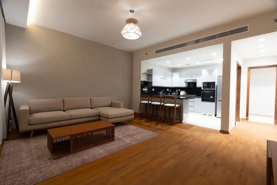 Kitchen or kitchenette, Living room