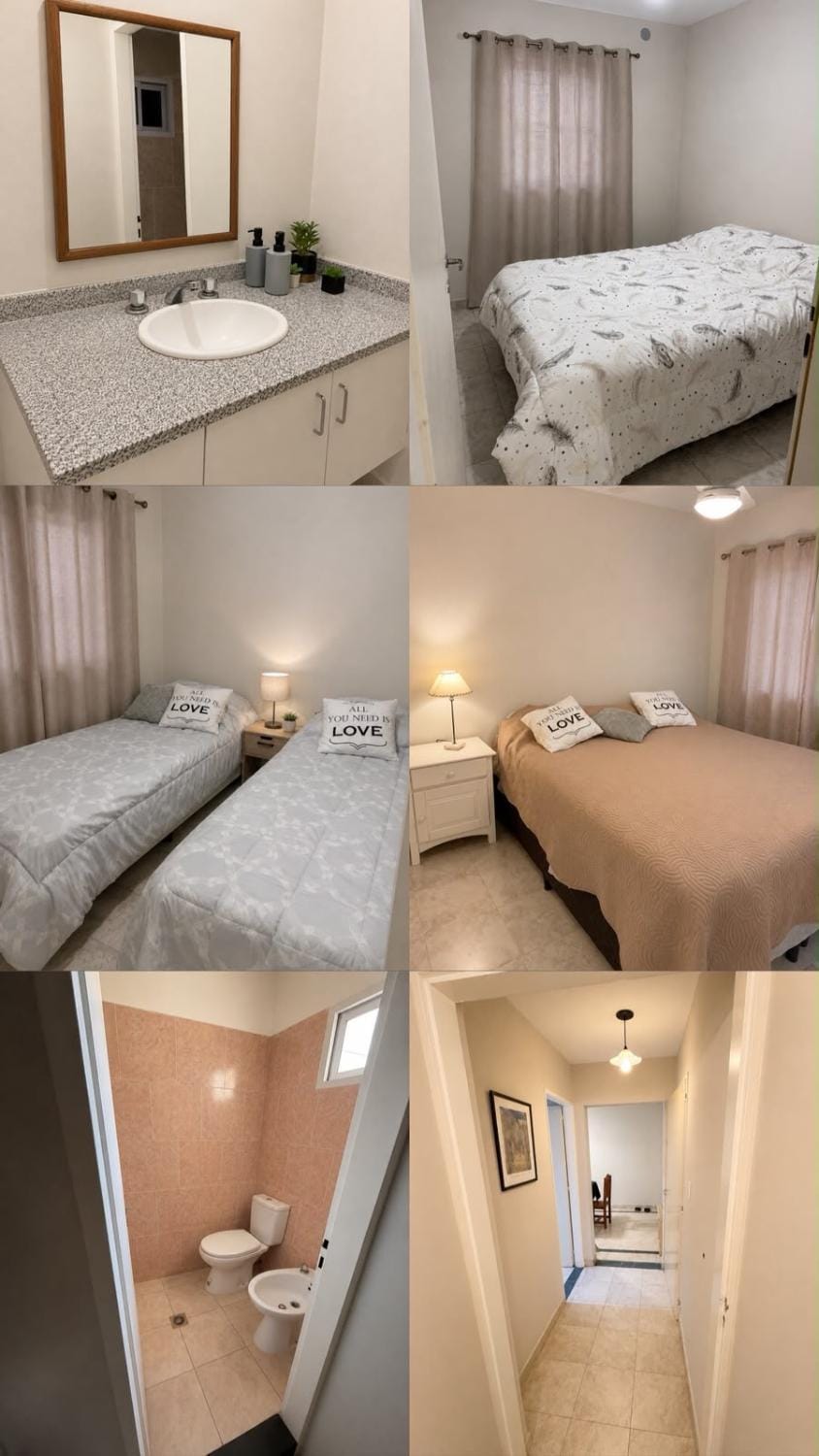 Bed, Bathroom, Photo of the whole room, Bedroom, towels