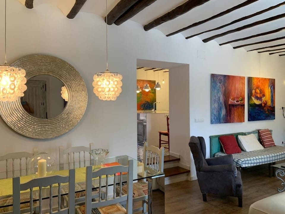 Casa del Carbonero Patio with Chill-Out Area in Archivel House in Region of Murcia