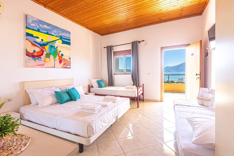 Radhima Sea View Studio Apt 5 - Kitchen, Parking & Balcony Apartment in Vlorë County, Albania