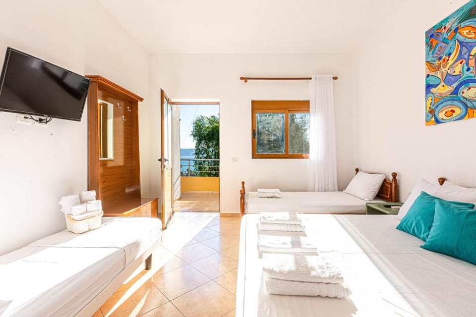 Radhima Panoramic Sea View Studio Apt 6 - Kitchen, Parking & Balcony Apartment in Vlorë County, Albania