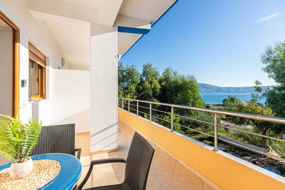 Radhima Panoramic Sea View Studio Apt 6 - Kitchen, Parking & Balcony Apartment in Vlorë County, Albania