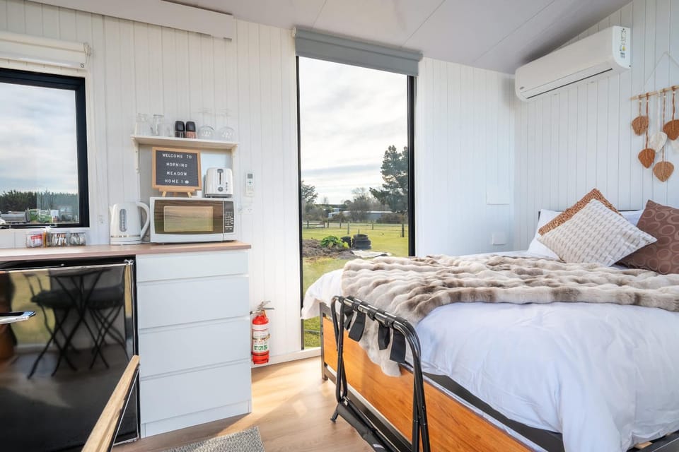 The Morning Meadow X by Tiny Away House in Canterbury
