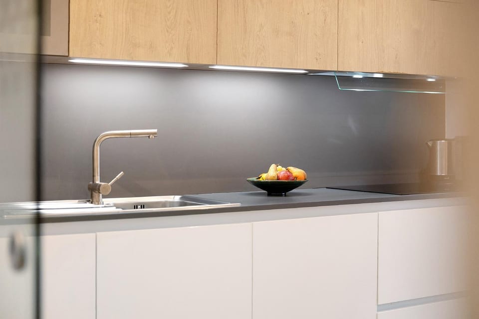 Kitchen or kitchenette, Living room