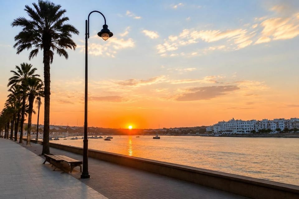 Natural landscape, Sea view, Sunset