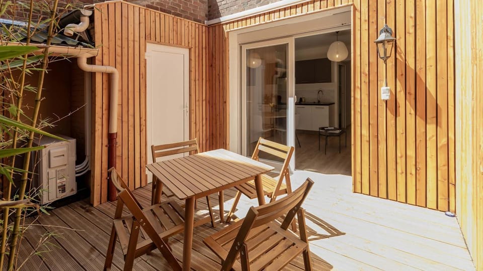 Rez-de-chaussee de la Mairie - CLIM - terrasse Apartment in Arras