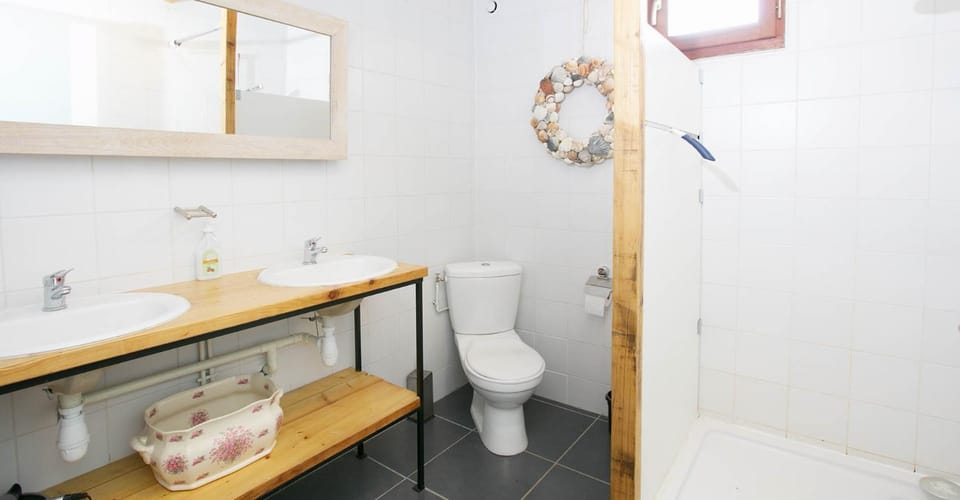 Bathroom, Living room