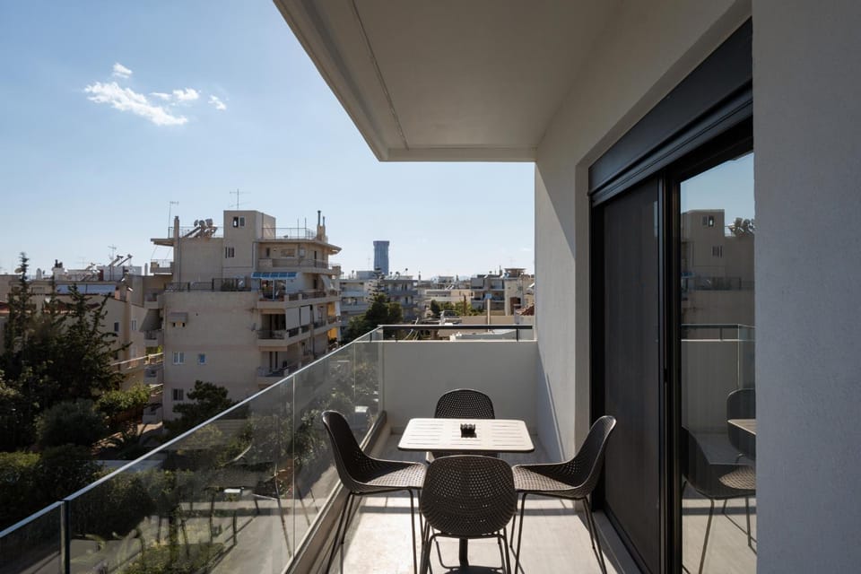 Property building, Day, View (from property/room), Balcony/Terrace, City view
