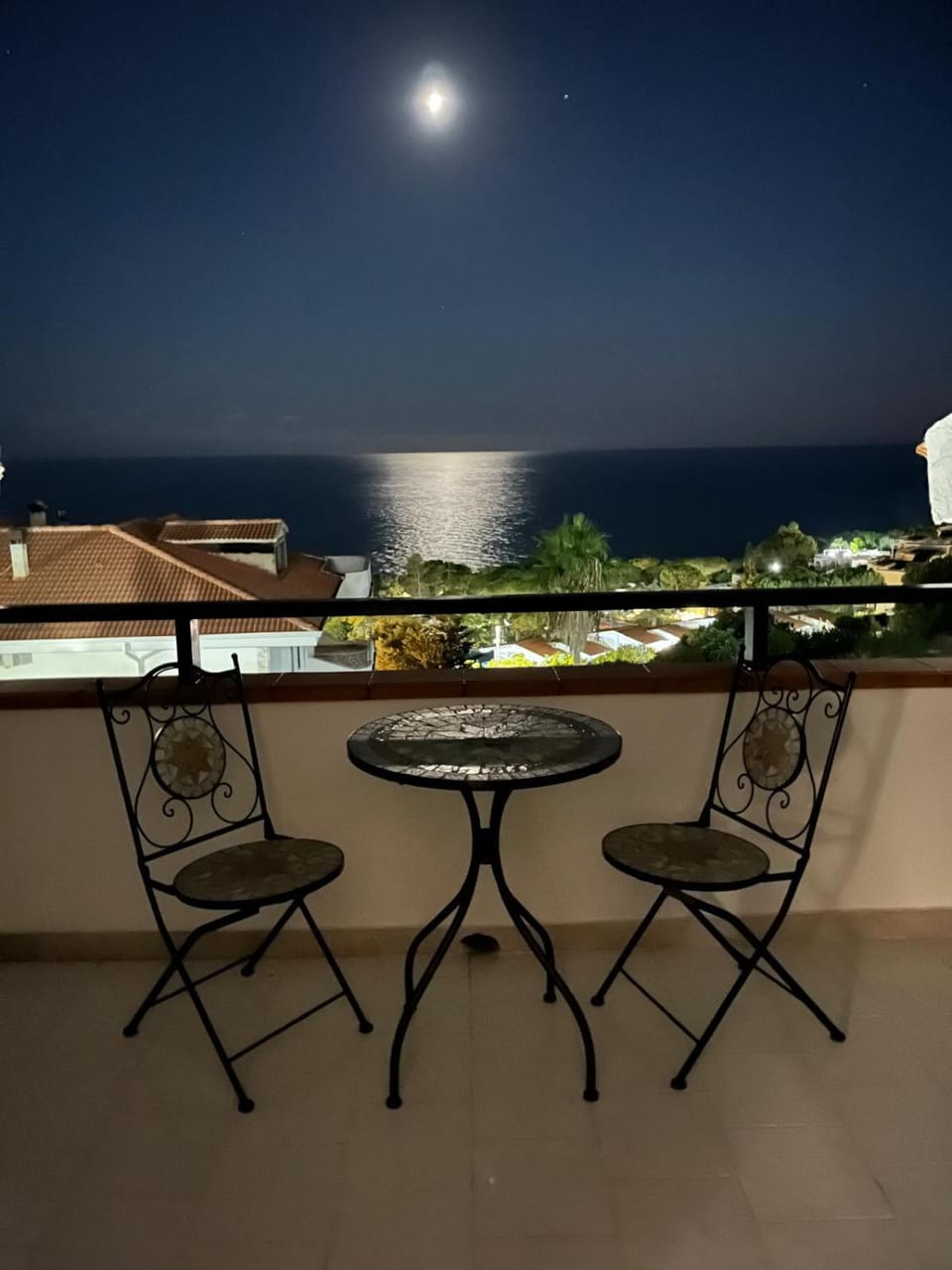Night, Seating area, Sea view, Sea view