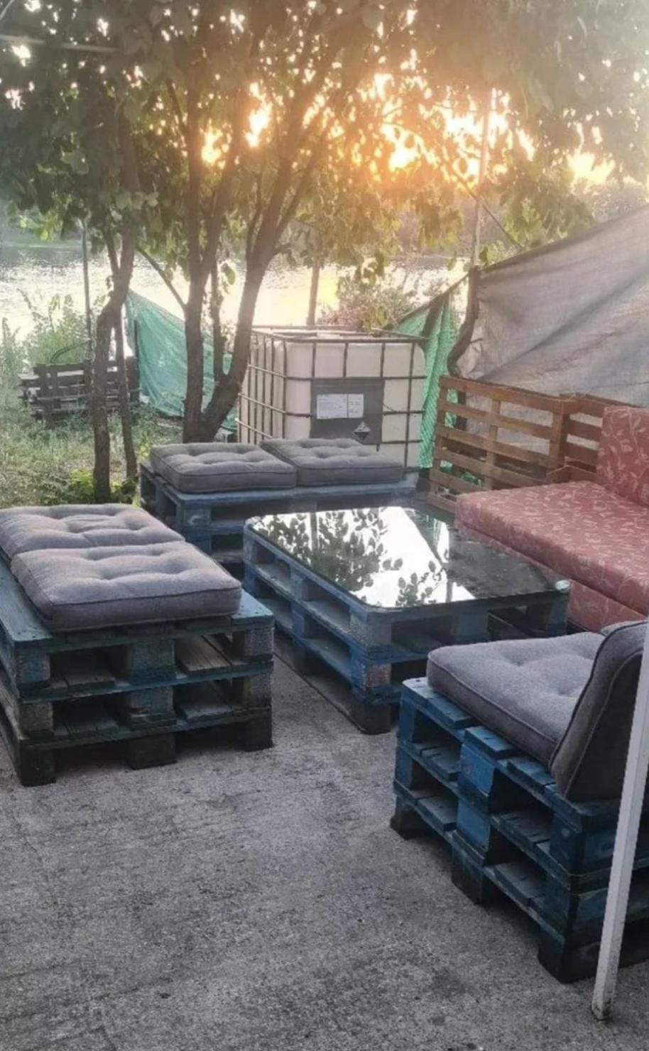 Seating area, Garden view