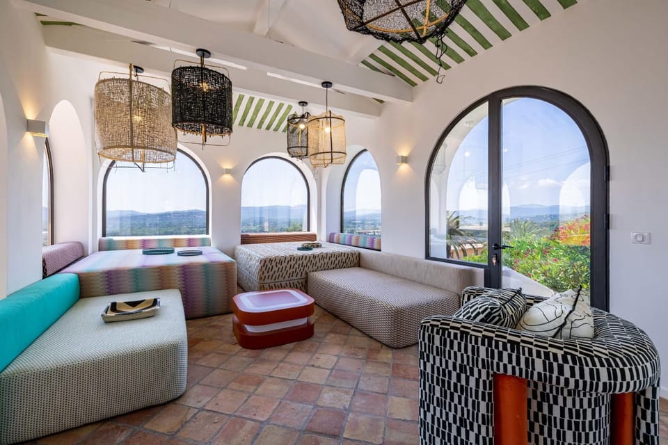 REF 2159 - Grimaud - Sea view villa for rent Villa in Grimaud