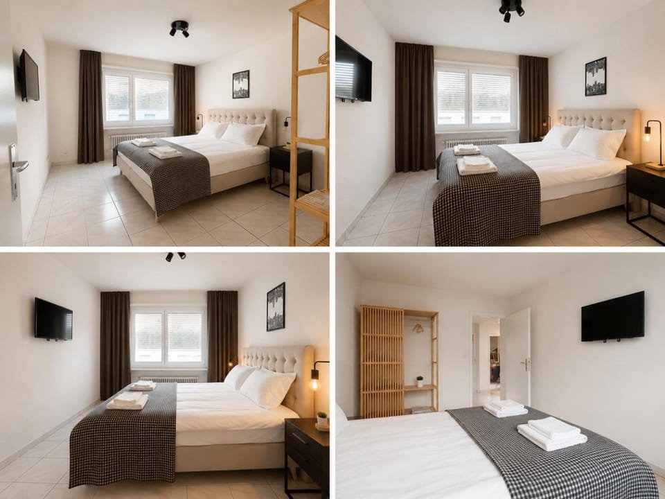 Bed, Photo of the whole room, Bedroom, wardrobe