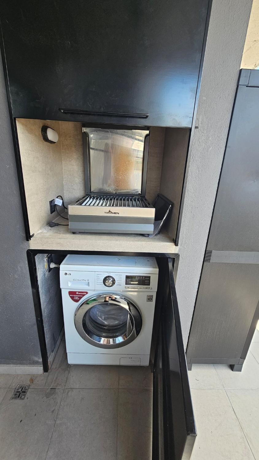 BBQ facilities, Balcony/Terrace, washing machine
