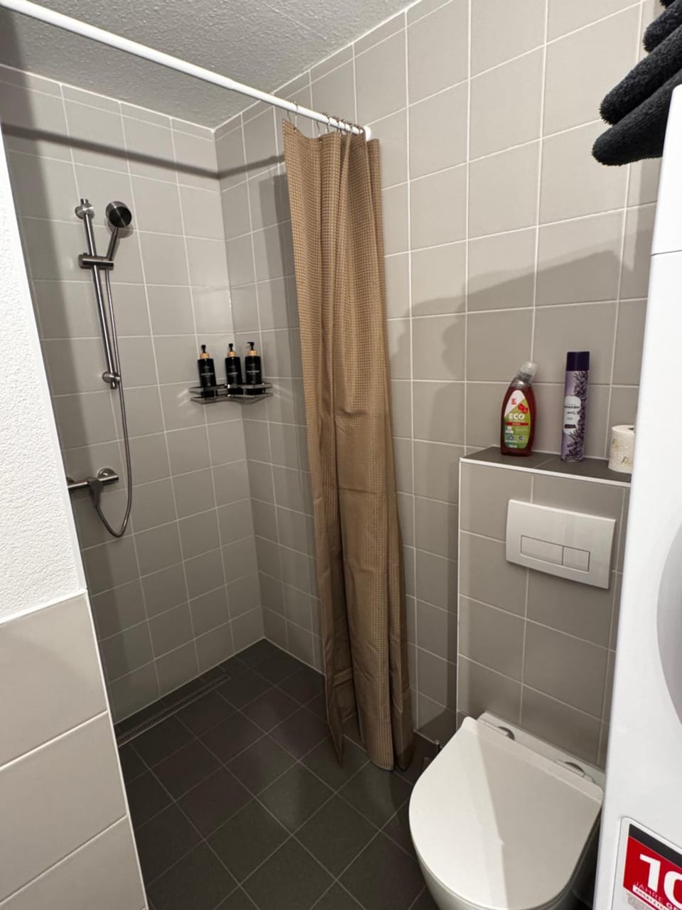 Shower, Toilet, Bathroom, towels