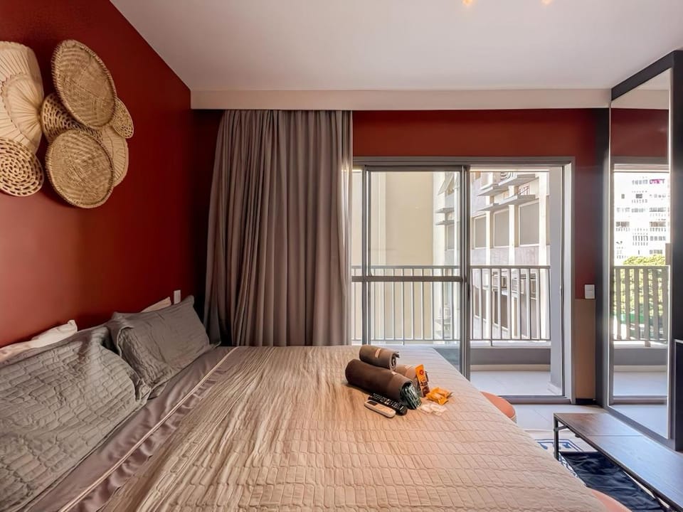 CO609 · Consolação Design -5min Metrô | Academia | Rooftop Apartment in Sao Paulo City