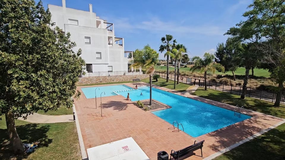 Property building, Living room, Swimming pool