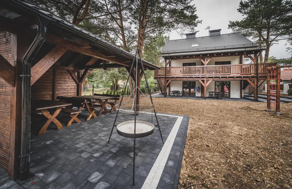 Property building, BBQ facilities, Garden view