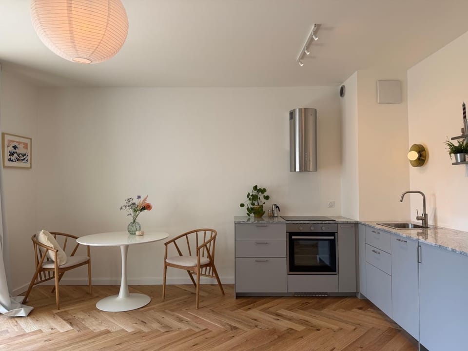 Kitchen or kitchenette, Dining area, pet friendly, stove
