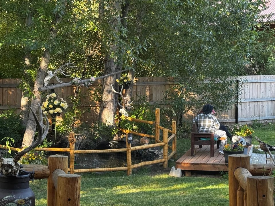 Spring, Garden view