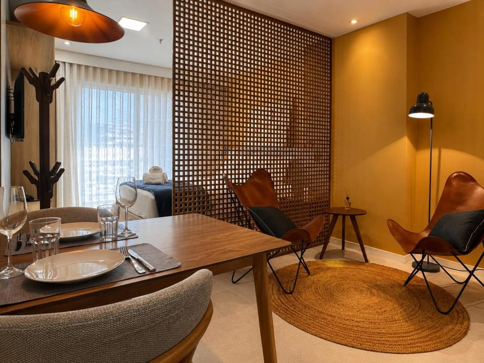 Living room, Seating area, Dining area