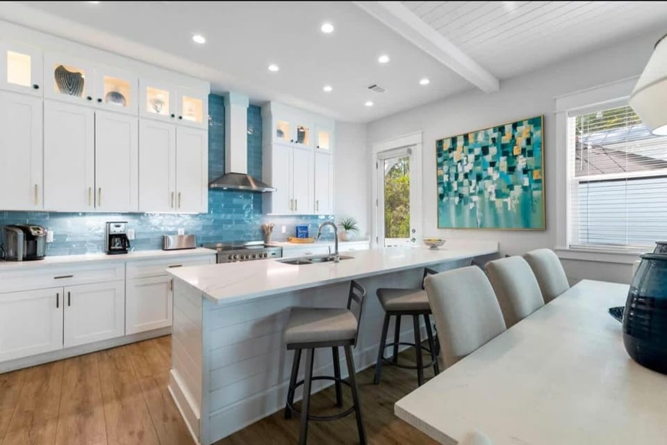 Turquoise Turtle 30A Seacrest FL Pool Beach Tram House in Rosemary Beach