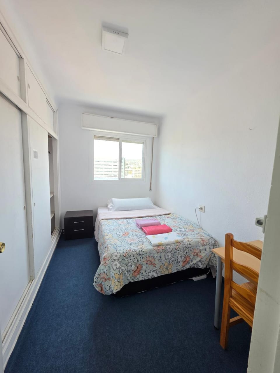 Bed, Photo of the whole room, Bedroom, towels, wardrobe