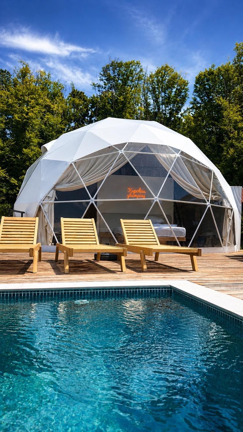 Kupolica glamping dome Luxury tent in Bosnia and Herzegovina