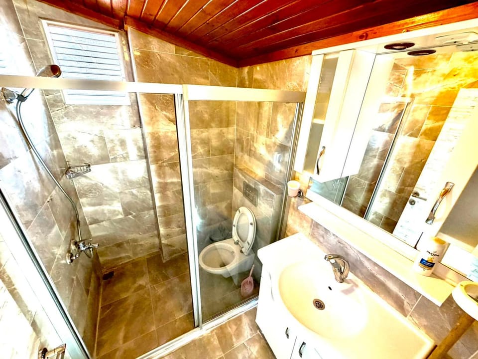 Shower, Toilet, Bathroom, towels
