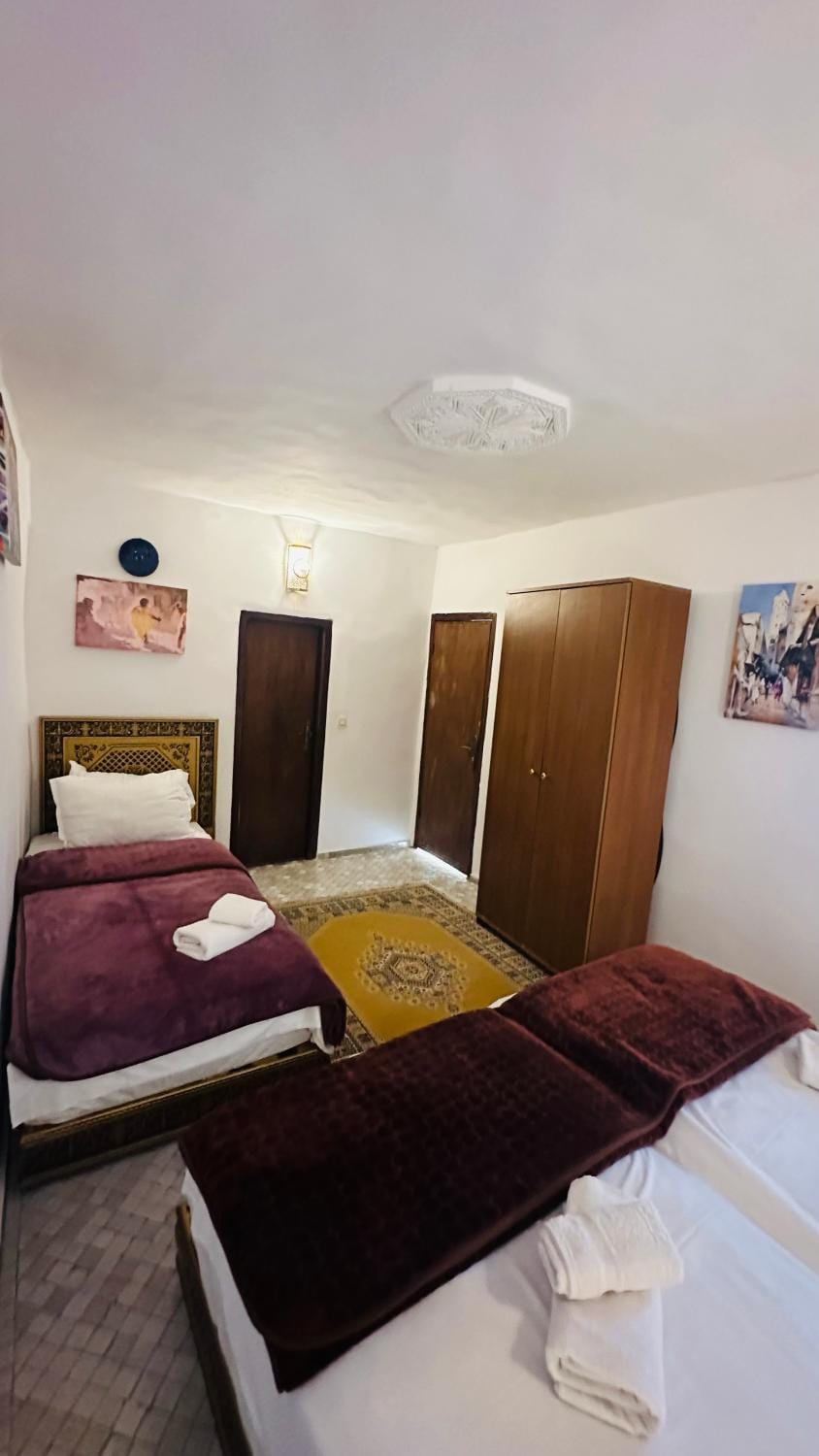 Bed, Photo of the whole room, Bedroom, towels, wardrobe