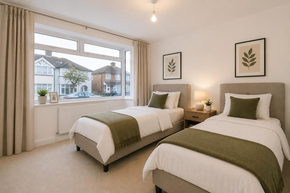 Winchester House Bedford - Parking, Garden, 9 mins to Universal Apartment in Bedford