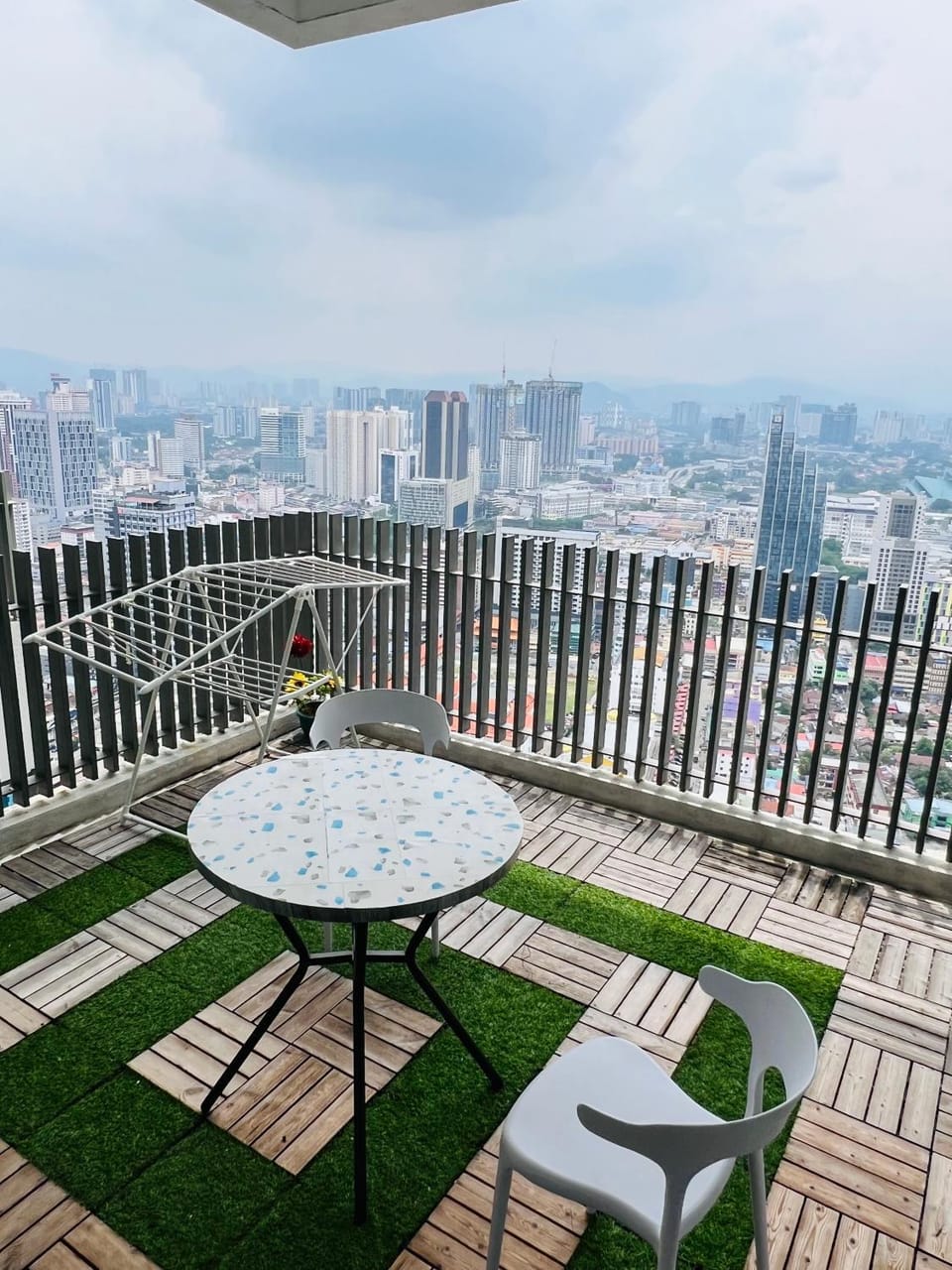 Patio, Day, View (from property/room), Balcony/Terrace, City view