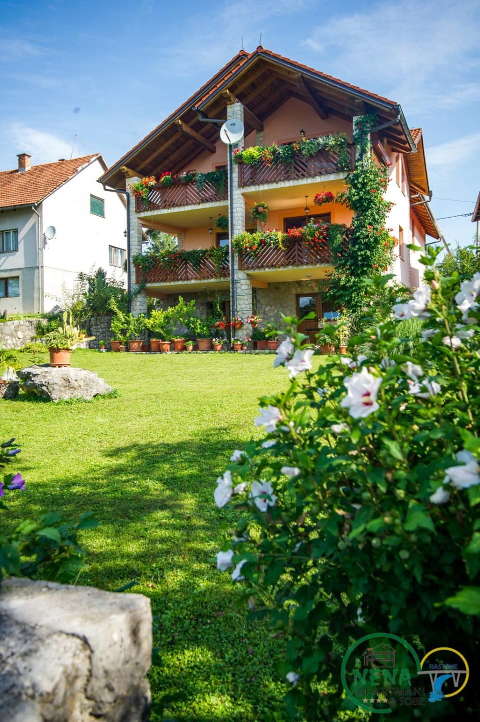 Property building, Natural landscape, Garden, Garden view