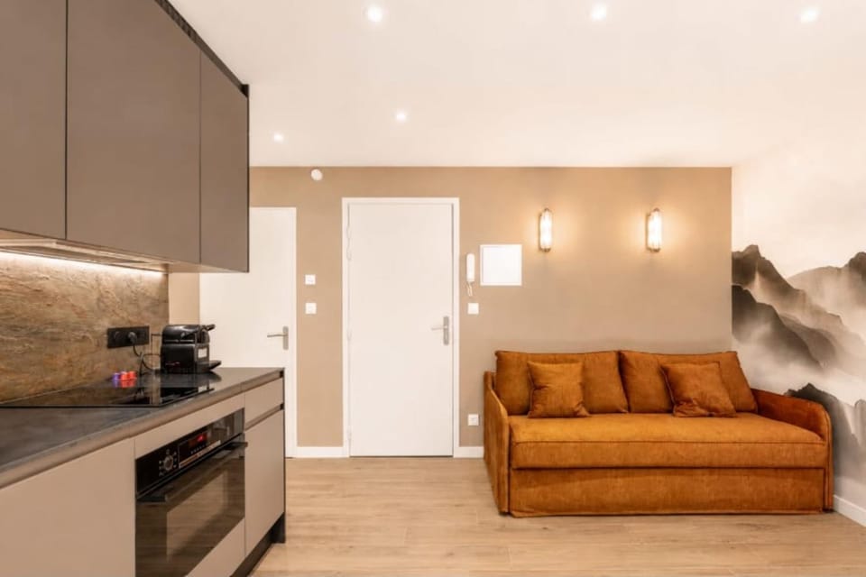 Studio with south terrace & Mont Blanc view Apartment in Chamonix