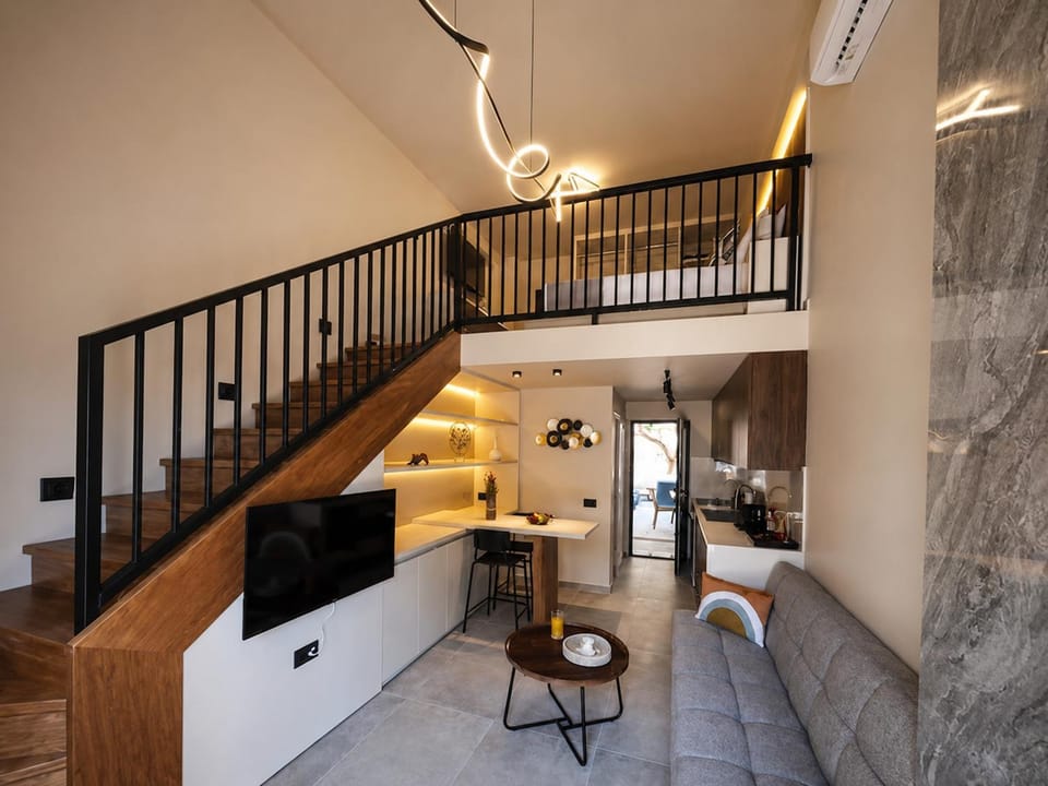 Living room, Photo of the whole room, Seating area, Bedroom