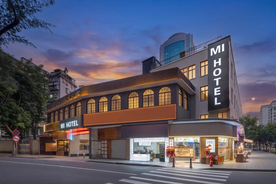Property building, Night, Neighbourhood