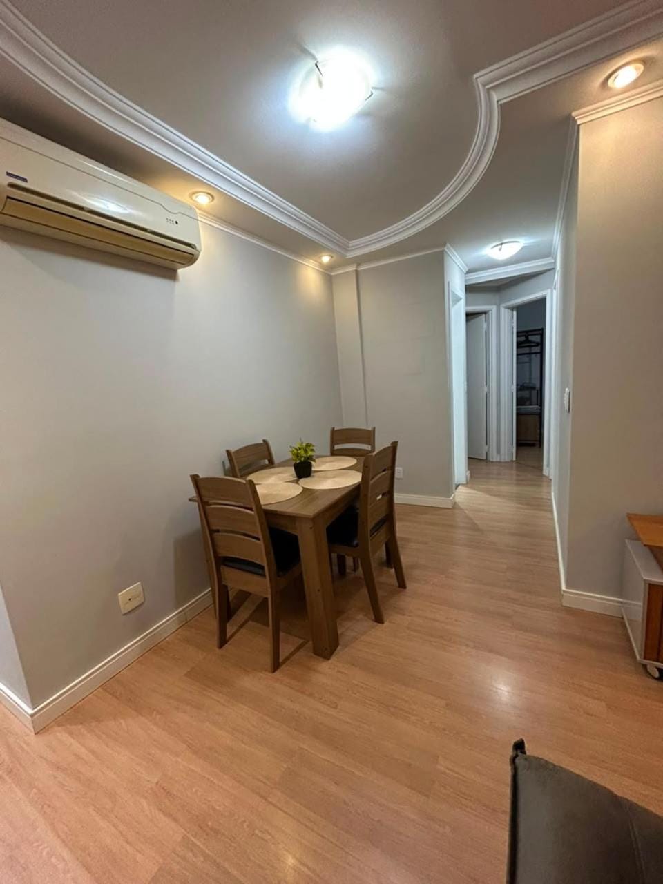 Dining area, air conditioner