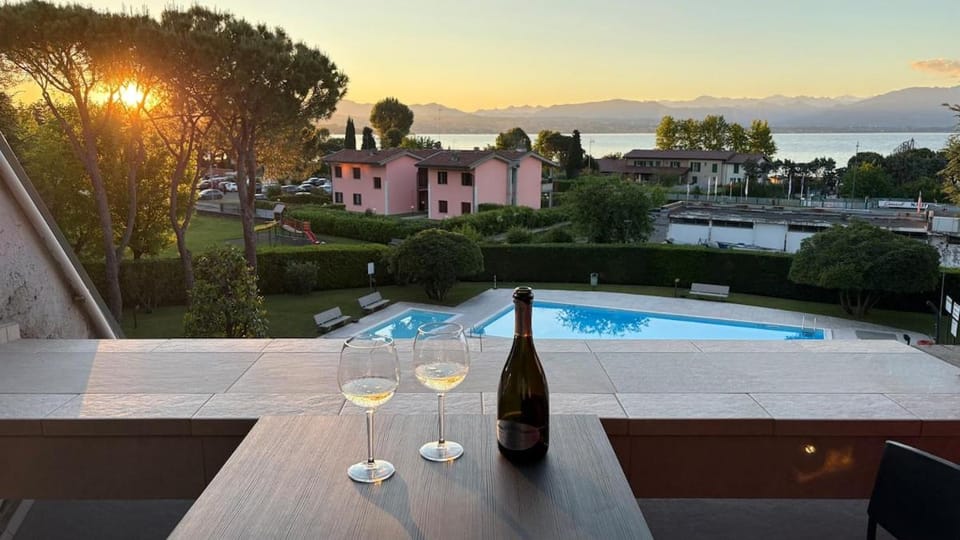 Nearby landmark, Natural landscape, View (from property/room), Balcony/Terrace, Lake view, Mountain view, Pool view, Sea view