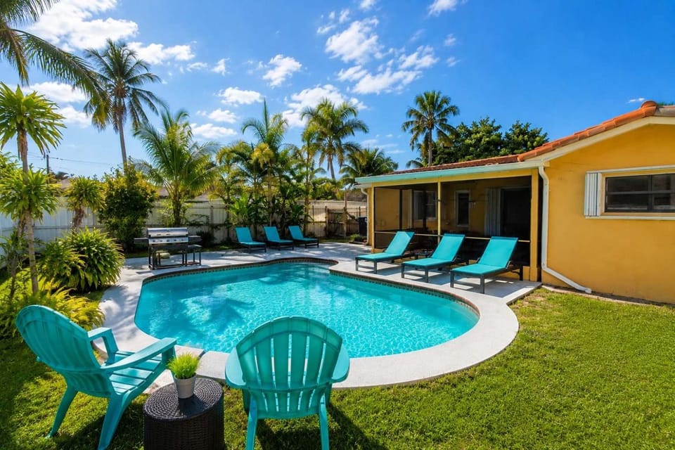 Escapada Tropical Familiar Piscina Privada House in Hollywood